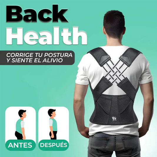 CORRECTOR DE POSTURA BLACK HEALTH UNISEX