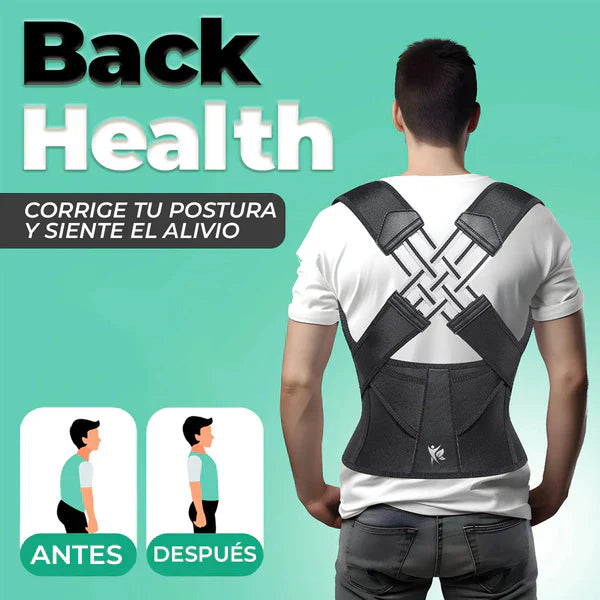 CORRECTOR DE POSTURA BLACK HEALTH UNISEX
